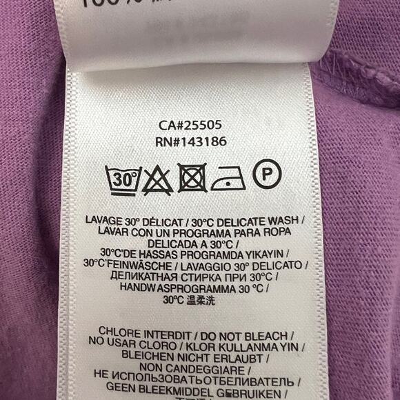 Prince TVBoy Eleven Paris Womens Tee Shirt Size XL Purple All Over Print Angel - Picture 6 of 6